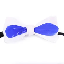 Галстук-бабочка ручной работы, высококачественный мужской костюм унисекс, деловой, банкетный вечерние, различные аксессуары для шоу, подарки, павлин, галстук-бабочка с перьями