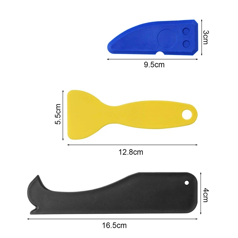23 шт. набор инструментов для шпаклевки, 3 в 1 инструменты для шпаклевки силиконовый герметик Отделочный Инструмент Затирка скребок для шпаклевки и насадка для шпаклевки
