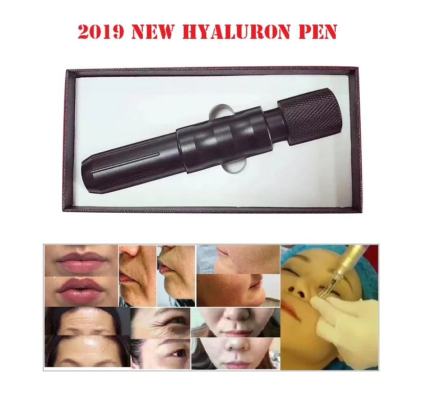 

2019 Pressure Hyaluronic Acid Pen Beauty Machine for Anti Wrinkle Lifting Lip Hyaluron Gun Atomizer Hyaluron Pen