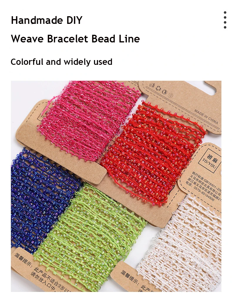 New Long 5 Yard Crystal Bead String Line Diy Creative Handmade Clothing Hat Decoration Accessories Wedding Decoration Party Diy Decorations Aliexpress