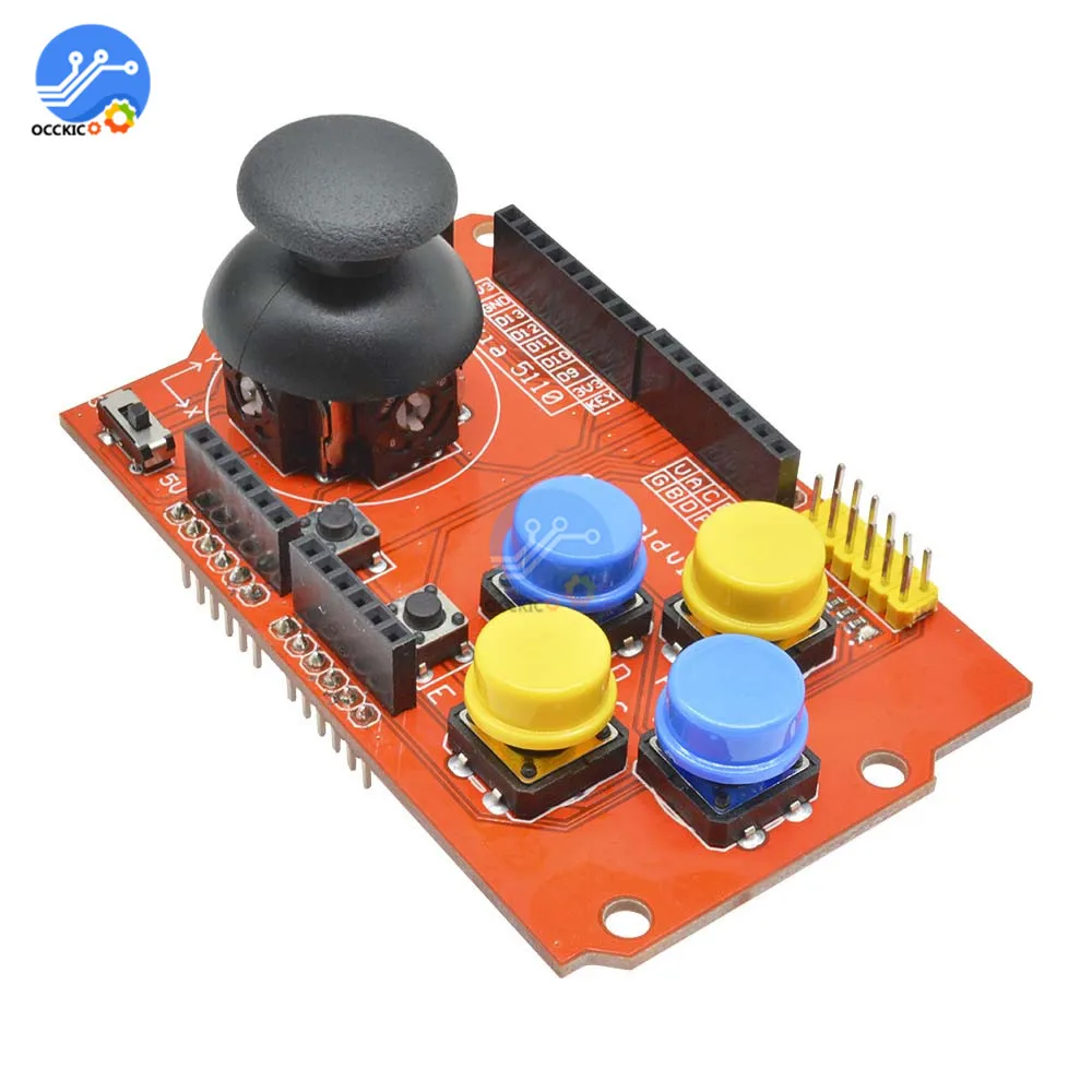 Геймпады контроллер Джойстик Клавиатура щит для Arduino nRF24L01 Nk 5110 ЖК-дисплей IEC 3,3 В джойстик PS2 плата контроллера