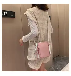Лето Mori girl 2019 новый джокер западный стиль Маленькая квадратная сумка текстура художественная сумка через плечо