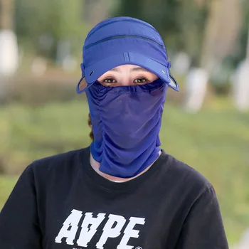 

All-inclusive face quick-drying hat sunscreen cap folding sun hat summer mountaineering outdoor fishing hat riding Hiking hat