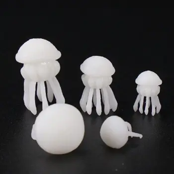 

16 Pcs/set Epoxy Filling Material Crystal Ocean Resin 3D Mini Jellyfish Modeling