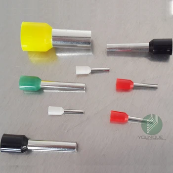 

100/1000 PK Ferrule Terminal Cord Pin End Terminal Wire Copper Insulated Crimp Connector H 18mm #16 #18 #14 AWG