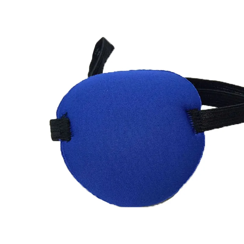 Blue Отличное качество, медицинское использование, вогнутые накладные очки для глаз, пенный паз, моющиеся тени для век, регулируемый ремешок, 5 цветов - Цвет: Blue