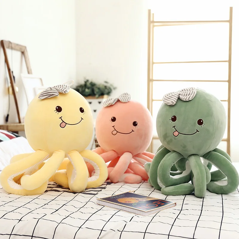 30-50 см Kawaii игрушечный Осьминог милая мягкая кукла плюшевые игрушки мягкие животные аксессуары для дома подушка подарок на день рождения для девочки дети ребенок
