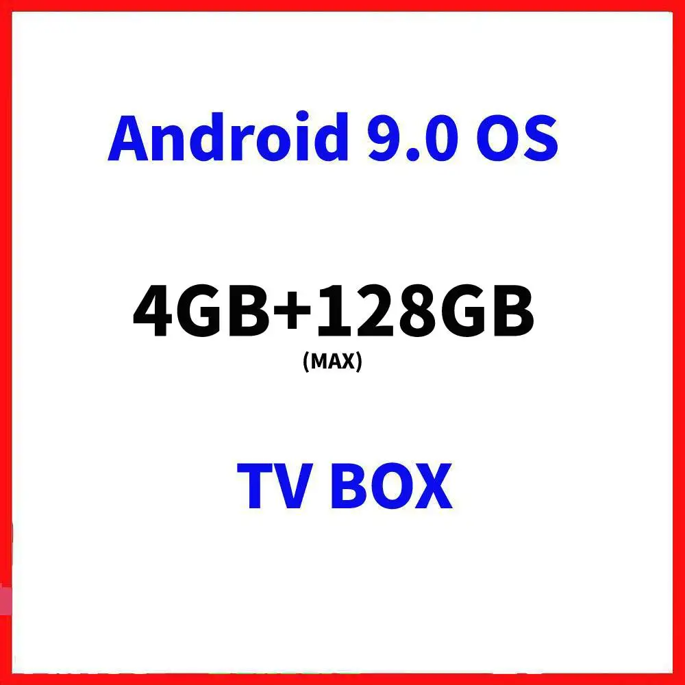 RK3368 PRO Android 9.0 TV Box 4GB RAM 128GB ROM Octa Core Smart Media Player USB3.0 Google Play Net