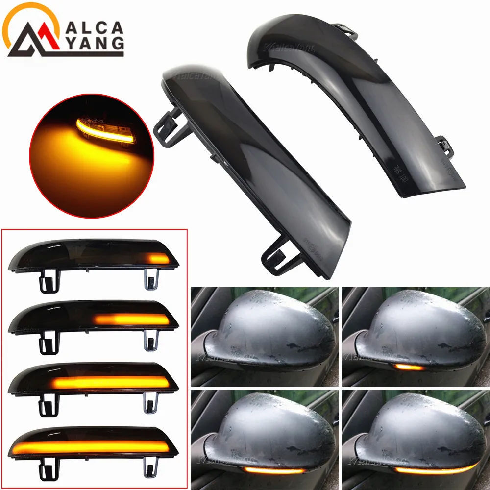 Indicatori Direzione LED Dinamici Per VW Golf 5, Passat, Jetta - 2 Pezzi, Giallo, Per Specchietti Laterali - Foto 2