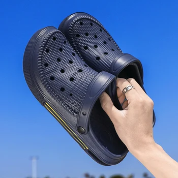 

Men's Sandals Summer Slip-on Men Beach Sandals Clogs Non-slip Mens Sandals Crocks Comfortable Outdoor Men slippers