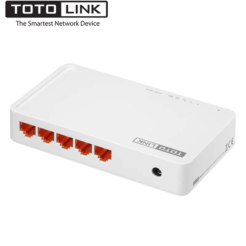 

TOTOLINK S808G 8-Port Gigabit Desktop Switch Auto MDI/MDIX 10/100/1000Mbps Small Network Switch, Plug and Play/Full/Half Duplex