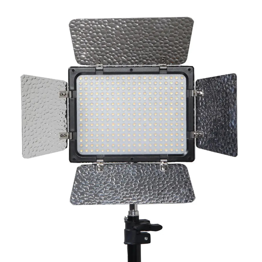 Temperatura de Cor Luz da Lâmpada para Canon Jintu Pces Led 3200k-5600k Câmera Nikon Sony Como Yongnuo Yn-300ii W300 ii 300 - Image 2