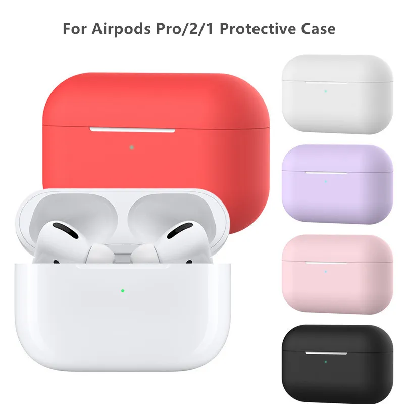 

Cover for Airpods pro 2 1 Air pods Case earphone Accessories Cute Silicone Protector Airpodspro Airpods2 Apple Airpods pro case