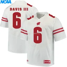 Новое поступление высокое качество Висконсин Badgers Davis III#6 Ogunbowale#23 Футболка колледжа Джерси S-XXXL