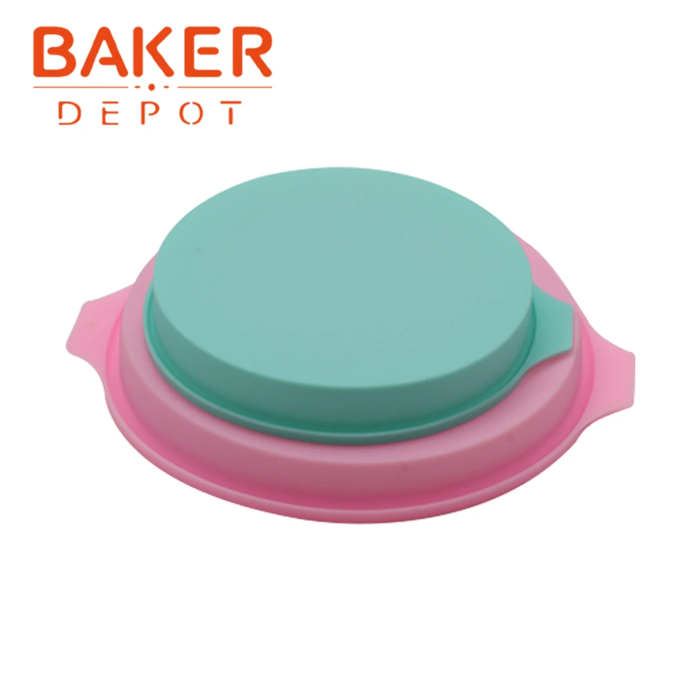 BAKER DEPOT, силиконовая форма для торта, выпечки, КРУГЛЫЙ пудинг, хлеб, радужная форма для торта, форма для пиццы, украшение торта, сделай сам, на день рождения