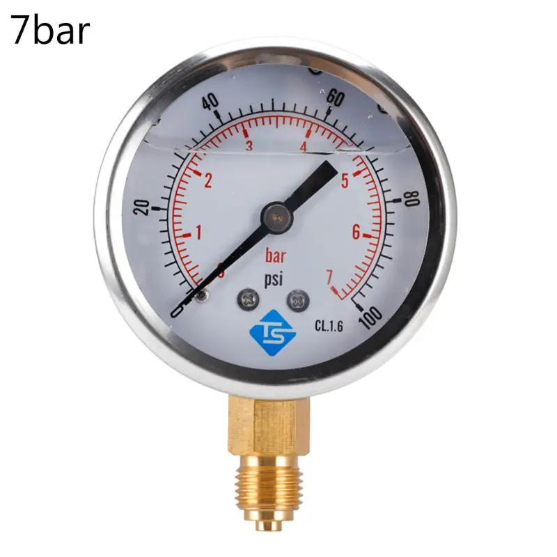 

GLYCERINE FILLED PRESSURE VACUUM COMPOUND GAUGES 68mm DIAL VAC to 10000 PSI BTM G8TB