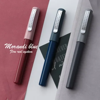 

Jinhao Morandi Blue Fountain Pen Vintage Color 0.38mm EF Tip Fine Writing Ink Pens Office Business School Calligraphy Gift A6126