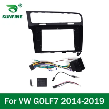 Auto GPS di Navigazione Stereo Per VW GOLF7 2014 2015- 2019 Radio Fascias Pannello Telaio Fit 2Din 10 pollici In Dash unità principale schermo