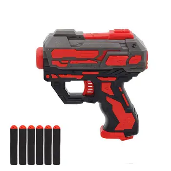 

Child Gun Toy Soft Bullet Gun Blue Eva Foam Bullet Safe Shooting Parent-child Interactive Game Gun Child Birthday Toy Gift