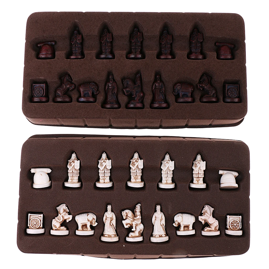 Retro Chinese Traditional Chess XiangQi Board Game For House Family Travel