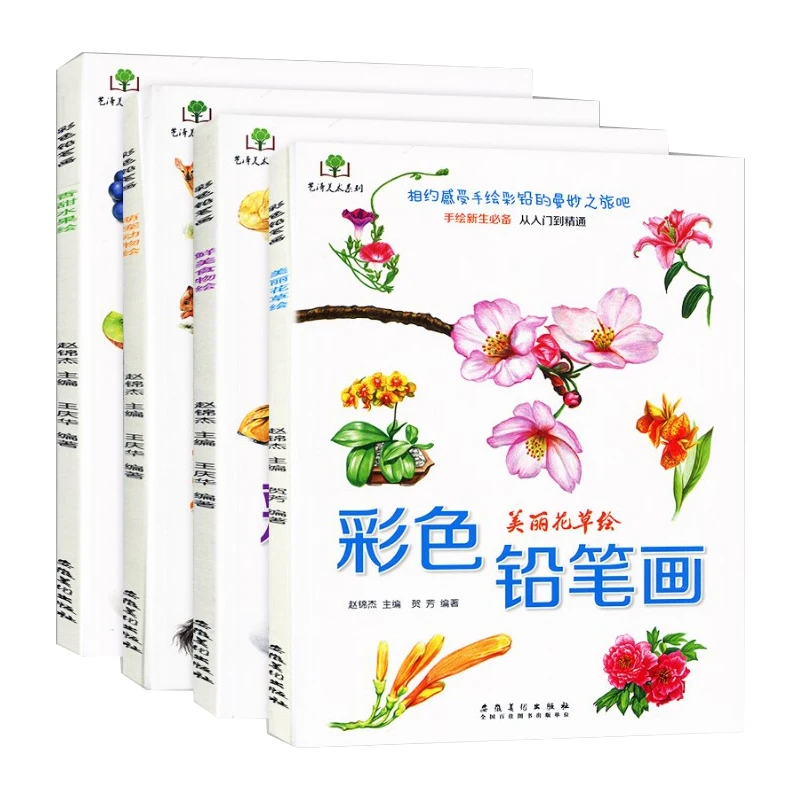 4 шт. учебные книги для детей и взрослых | Канцтовары офиса дома