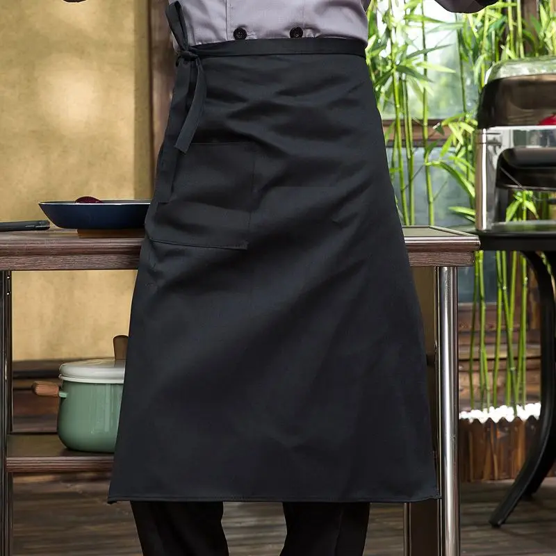 

LBER Half Apron Cook's Black Kitchen Equipment Restaurant