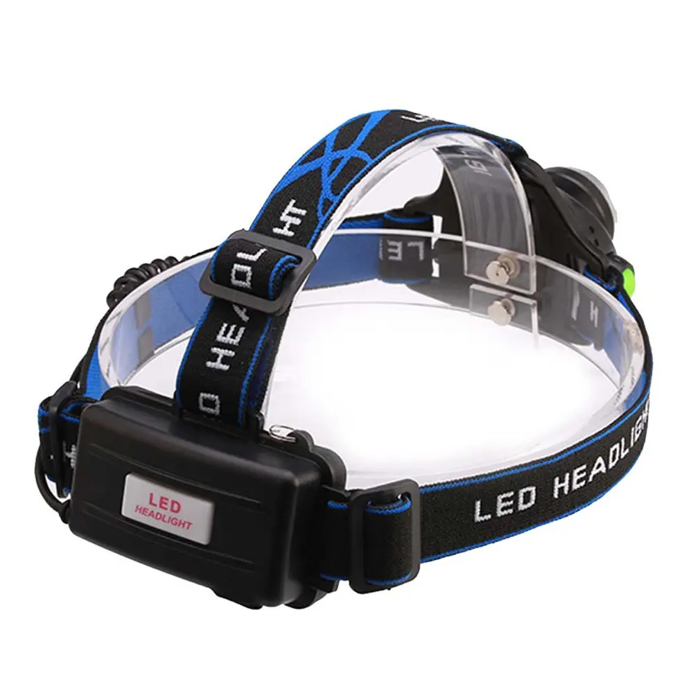 Headlight Telescopic Zoom T6 White Light Outdoor Riding Long-range Waterproof Charging Miner's Head Switch
