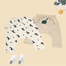 Новые стильные Хлопковые Штаны-шаровары для мальчиков и девочек детские штаны-капри детские штаны-шаровары Стрейчевые штаны Pm1005d