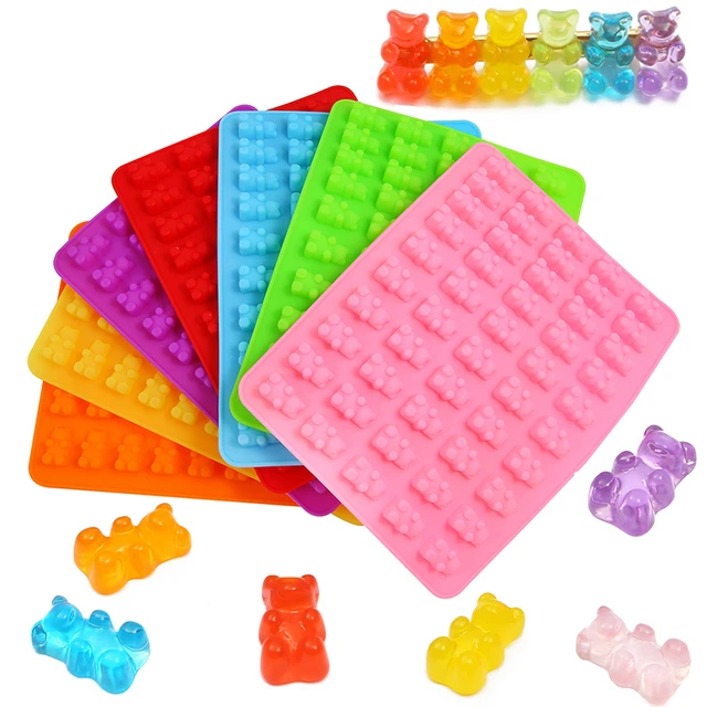 66/60 Cavity Fruit Animals Silicone Gummy Mold Candy Chocolate Jelly Ice  Cube Pralines Caramels Molds DIY Cake Decorating Tools - AliExpress