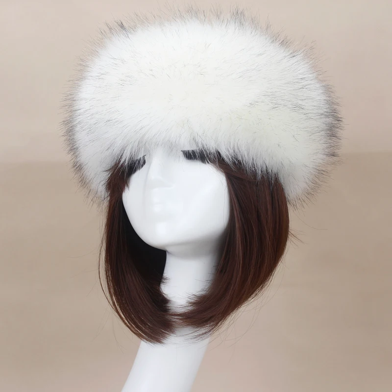 Winter Furry Hairband Faux Fur Women Girl Headband Hat Outdoor Earwarmer Ski winter hat fur hat