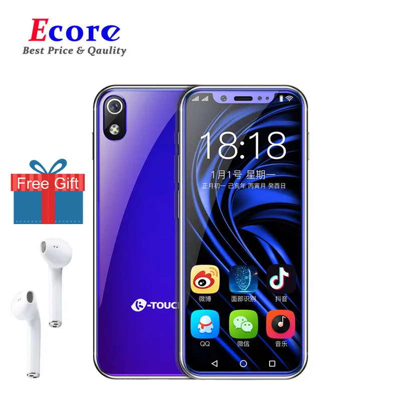 Супер мини мобильный телефон 4G смартфон K TOUCH i9 i9S Face ID андроида металлический