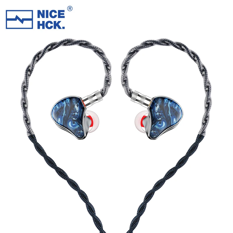 

NiceHCK Topguy HIFI Earphone IEM 10mm Titanium Magnesium Alloy Dynamic Resin Audiophile Earbuds Studio Earplug Detachable Cable