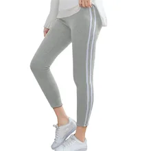 Женские полосатые эластичные спортивные штаны для занятий фитнесом и йогой, спортивные штаны для бега, спортивные штаны с эластичным поясом# PEX