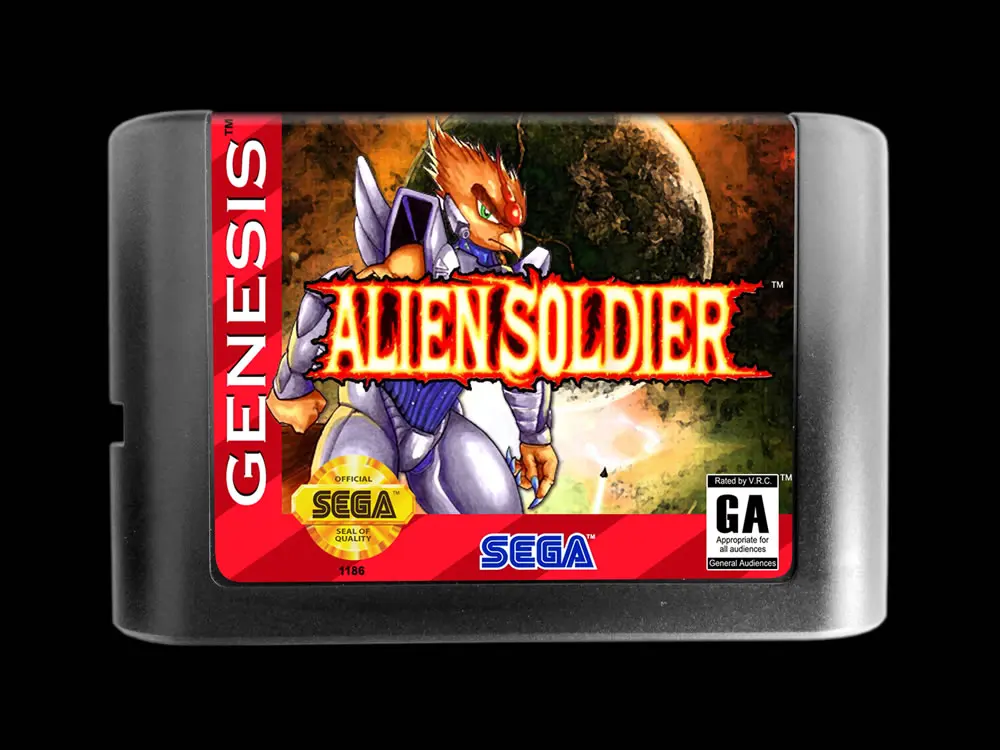 Игра Genesis: ALIEN SOLDIER (Американская версия!) | Электроника