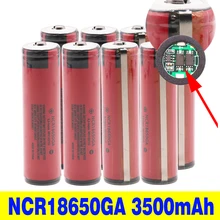 18650GA 3,7 V 3500mAh 18650 аккумуляторная батарея для Panasonic игрушечный фонарик литиевая батарея с защитной платой(PCB