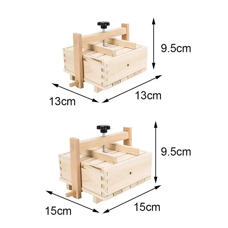 Wooden Tofu Press Anise and Green
