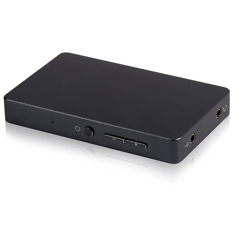 Портативный усилитель для наушников Hi Fi заряжаемый на аккумуляторе алюминиевые