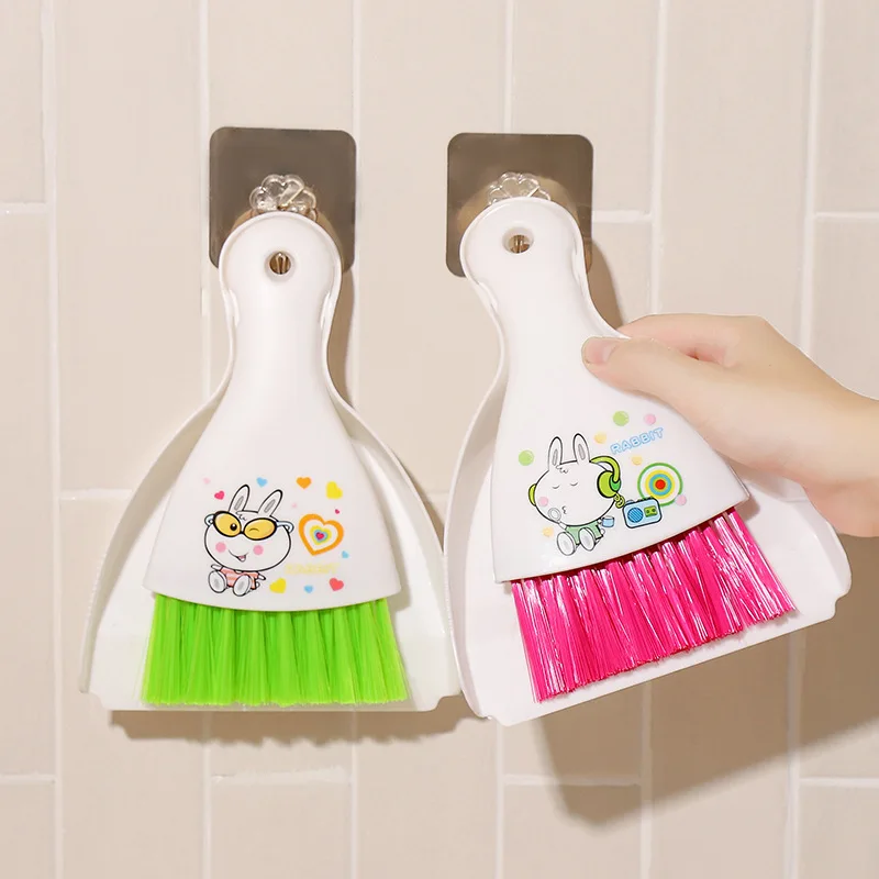 

HOUSEHOLD DESKTOP MINI Broom Keyboard Cleaning Brush Small Size With Dustpan Set Computer Sundry