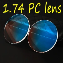 1,6 1,67 1,74(+ 10,00~-10,00) анти синий свет по рецепту CR-39 смолы Асферические стекла линзы миопия, Гиперметропия пресбиопии линзы