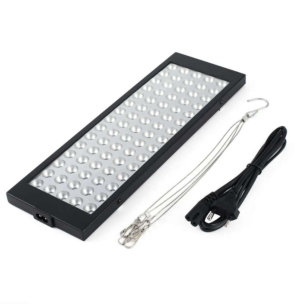 

ICOCO 75 LEDs 15W Rectangle Plant Grow Light with Full Spectrum Greenhouse Hydroponics Plat Hanging for Vegetative & Flowering