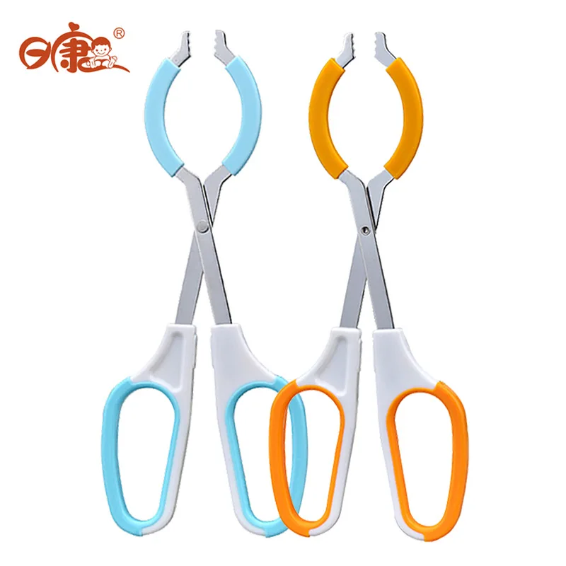 

Stainless Steel Multi-Purpose Nursing Bottle Clip Feeding Bottle Clamp Anti-slip Insulated Baby Feeding Bottle Clip Pacifier Cli