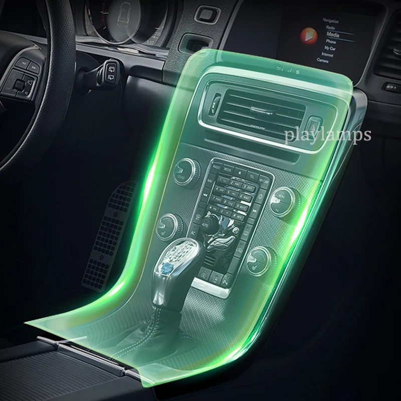

Stickers For Volvo V60 2018 Door Handle control panel TPU films decoration Stickers auto accessories for volvo