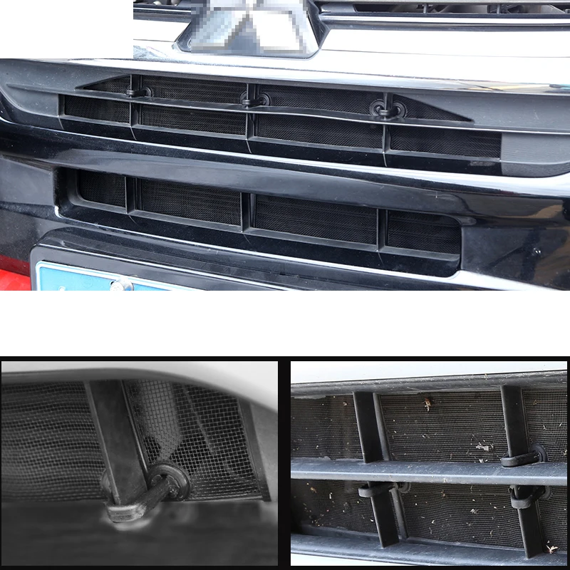 Lsrtw2017 Нержавеющая сталь Передняя решетка автомобиля резервуар для воды против насекомых для Mitsubishi Outlander аксессуары