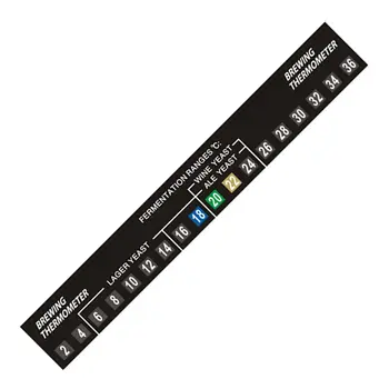 

10Pcs Adhesive Homebrew Thermometer Home Brewing Wine Temperature Sensor Reader C63B
