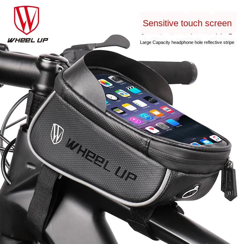

Wheel up Bicycle Bag Anti-Spillage Front Beam Bag Riding Bag Front Bag Upper Tube Bag Mountain Bike Equipment Accessories