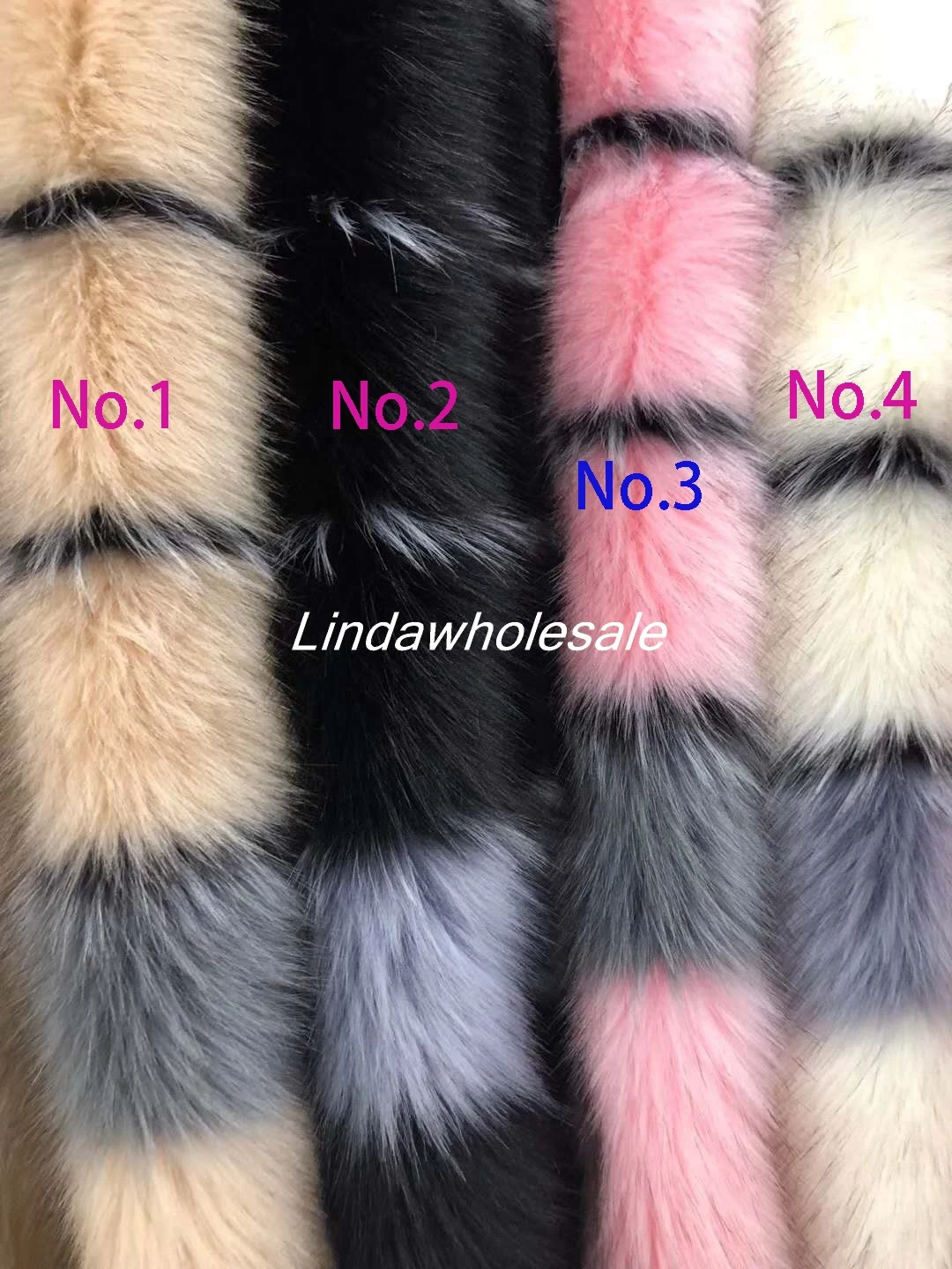 Новая зимняя куртка в полоску из меха енота с лисьим мехом, материал с меховым воротником, ткань искусственный мех, 170 см* 90 см(один размер)/Лот