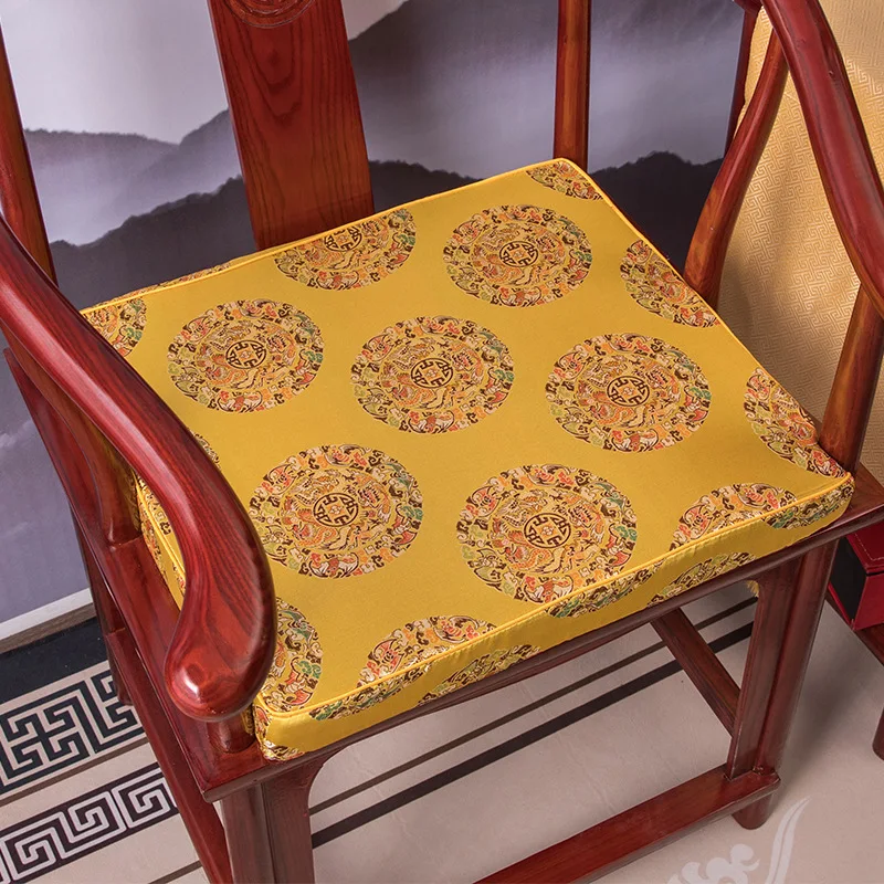 Traditional Chinese Style Chair cushion sponge Sofa Cushion Wooden Red Seat Sponge Can Washable Home Soft Seat / Back  Cushion 2