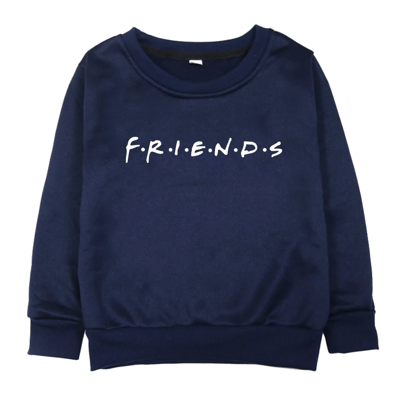 Hoodies 2 Модная детская толстовка с надписью «Friends»; теплые зимние футболки с длинными рукавами для маленьких мальчиков и девочек; футболки для подростков; Felpe Ragazzo - Color: Hoodies 2