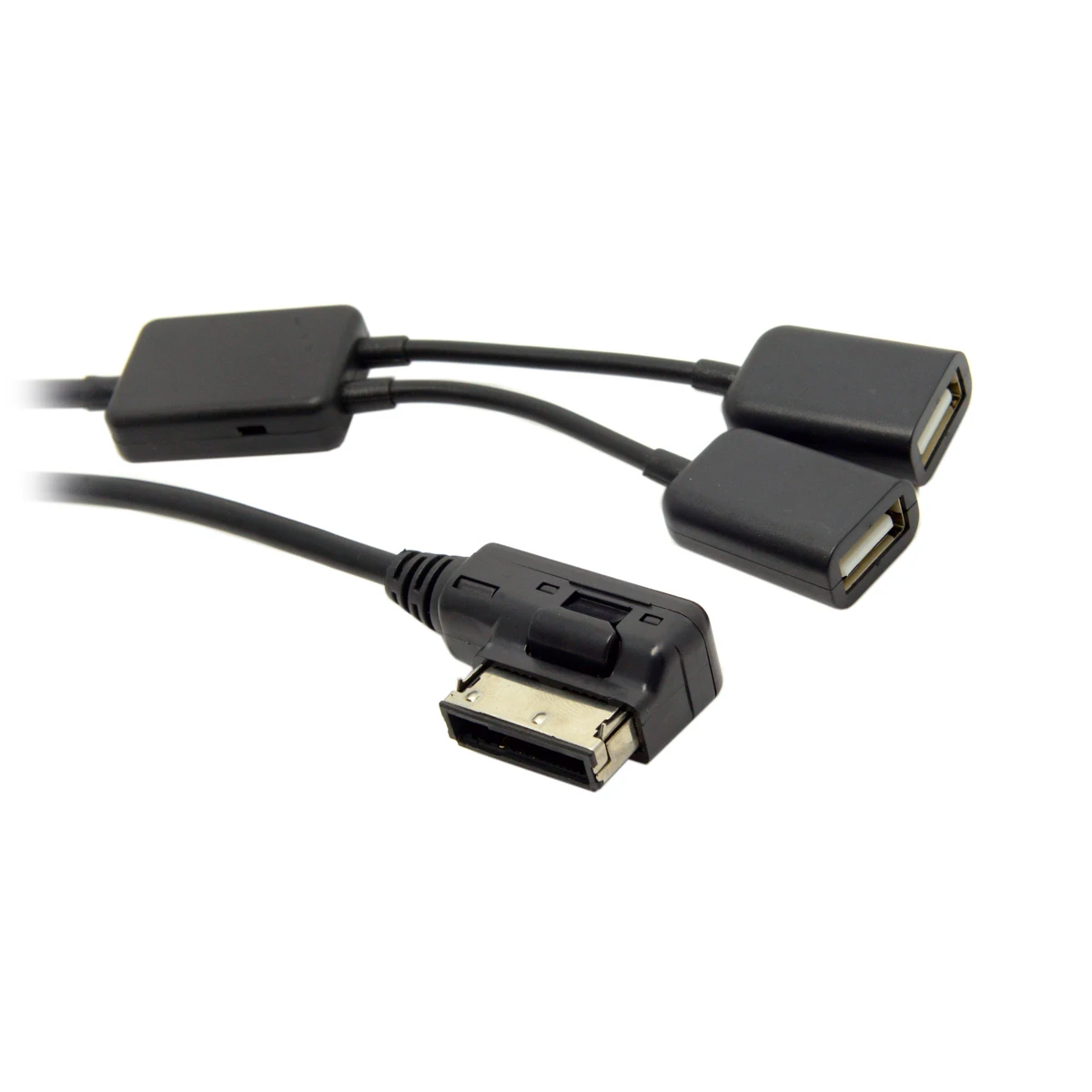 CY медиа в AMI MDI двойной usb порты AUX флэш-накопитель Кабель-адаптер для автомобиля VW AUDI A4 A6 Q5 Q7