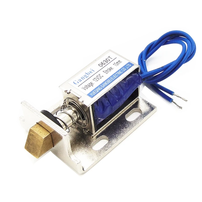 12V DC DC6V DC12V DC24V маленький электромагнитный замок шкафчики для хранения электронный замок мини Электрический Болт замок ящика файл шкаф замок - Цвет: 12V DC